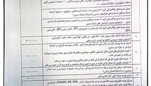 پیوست بیمه تکمیلی 👆👆═════❁💠❁═════کانال جدید خبری تلگرامی سازمان نظام پزشکی نیشابور:https://t.me/nezamneyshabourr